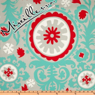 HOME DEKO - Premier Prints Suzani Twill Harmony red