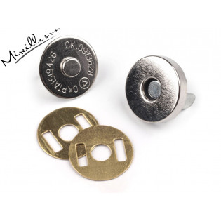 Magnetické zapínání 15 mm, PLATINA