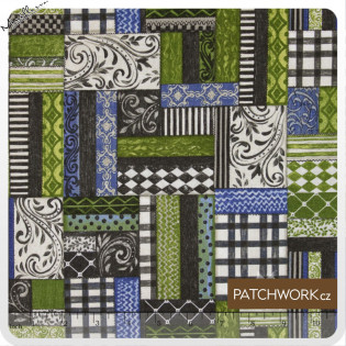Látka Farm Chic patchwork
