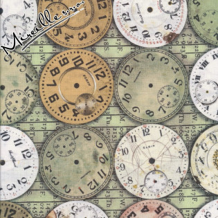 Látka Eclectic Elements hodiny multi