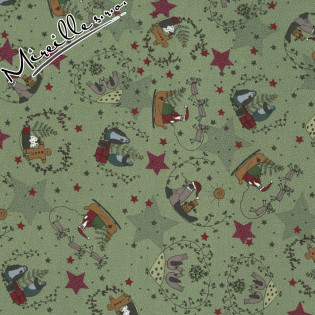 FQ LA Starry Night Santa na zelené