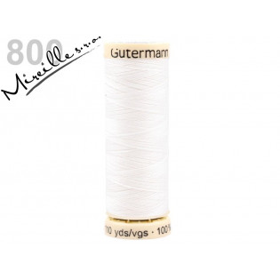 Nitě Gütermann č. 800 bílá