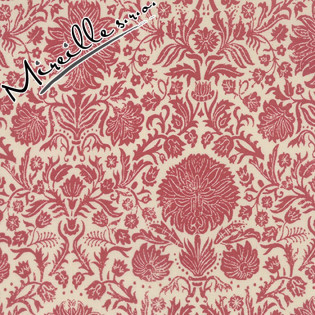 Látka MODA French General Favorites Joyeux Noel květiny na smetanové, 55 cm
