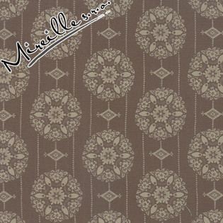 Látka MODA French General Favorites Joyeux Noel kolo na šedé