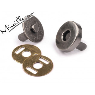 Magnetické zapínání 14 mm, ANTRACIT