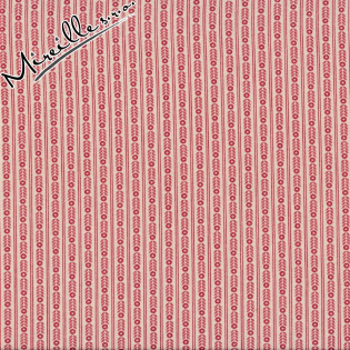 Látka MODA FG Ville Fleurie Ear Red