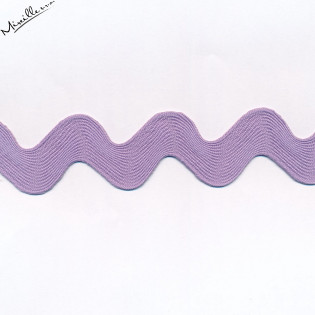 Stuha Ric Rac Jumbo levandule, 2,5 cm