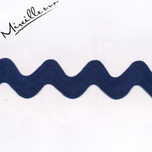 Stuha Ric Rac Jumbo navy, 2,5 cm