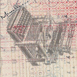 Látka Eclectic Elements Correspondence psací stroj