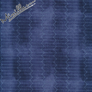 Látka Eclectic Elements Dapper modrá batika