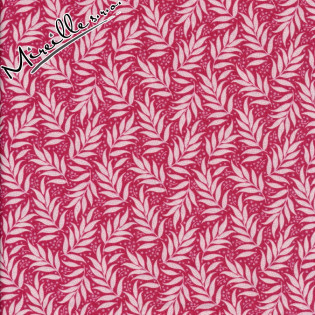 Látka Tilda Berry Leaf Red