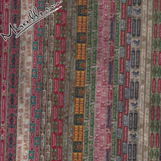 Látka Eclectic Elements Dapper cigaretové loga