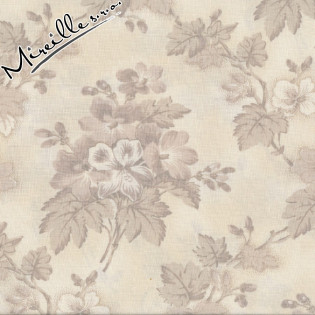 Látka MODA Sweet Blend Prints - smetanová s květy