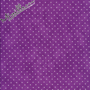 Látka Beautiful Basic tmavý violet puntík