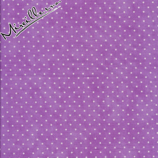 Látka Beautiful Basic světlý violet puntík