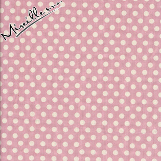Látka Tilda Medium dots Pink