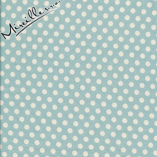 Látka Tilda Medium dots Teal