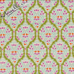Látka Tilda Lemon Tree Lemonade Green