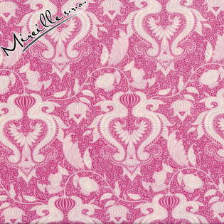 Látka Tilda Sunkiss Ocean Flower Pink
