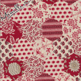 Látka MODA FG La Vie En Rouge - hexa sv. červené