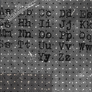 Látka Eclectic Elements Memoranda - Font