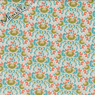 Látka Tilda LazyDays Mildred Green