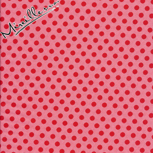 Látka Tilda Medium dots Salmon