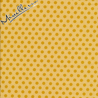 Látka Tilda Medium dots Flaxen Yellow