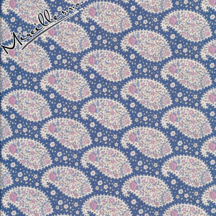 Látka Tilda PlumGarden Teardrop Blueberry