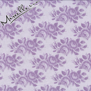 Látka Tilda Old Rose Mary Lilac Mist
