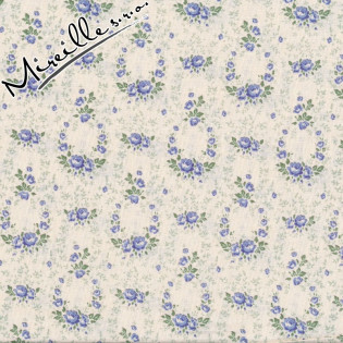 Látka Tilda Old Rose Lucy Blue Rose