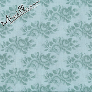Látka Tilda Old Rose Mary Teal