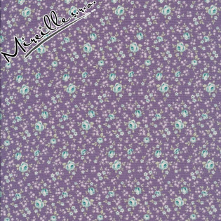 Látka Tilda Old Rose Eliza Mauve Lilac