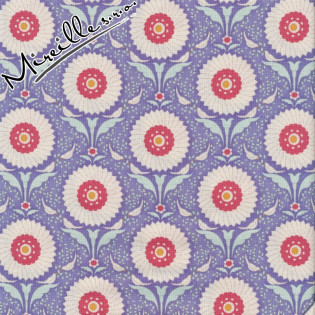 Látka Tilda Bon Voyage Ringflower Blue
