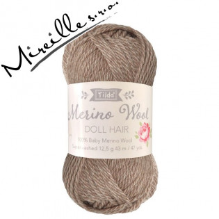 TILDA Doll yarn for Hair Ash Blonde