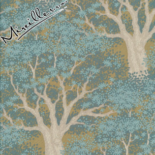 Látka Tilda Woodland, Juniper Teal