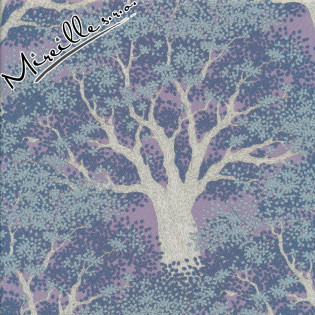 Látka Tilda Woodland, Juniper Blue