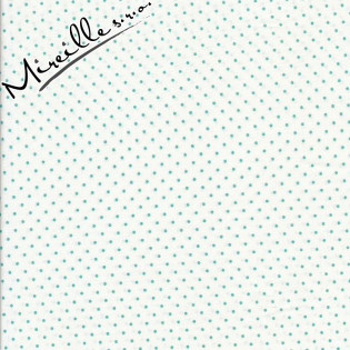 Látka MODA Essential Dots Teal/White