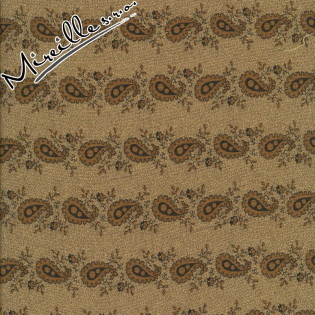 FQ MODA Baltimore Blue -hnědé paisley