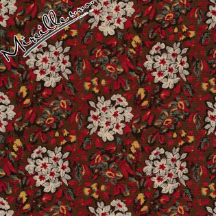 FQ MODA Collection for a Case - tm. hnědá s barevnými květy