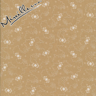 FQ MODA Crystal Lace - béžová s květy