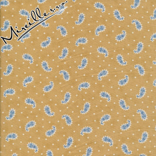 FQ MODA Gr&Traverse - béžová s modrým paisley