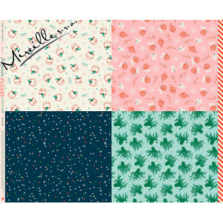 Panel MODA Peppermint Please 4 motivy