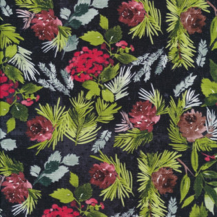 FQ Eclectic Elements Christmastime - Evergreen Floral