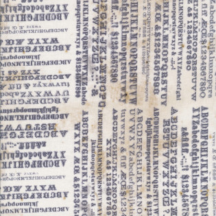 FQ Eclectic Elements Monochrome - Times Text