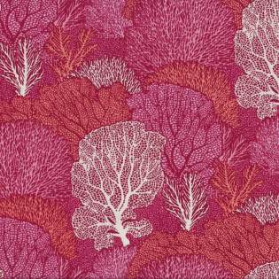 Látka Tilda Cotton Beach Coral Reef Coral