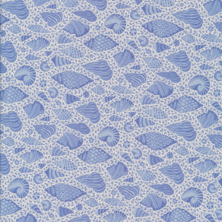 Látka Tilda Cotton Shells, Blue