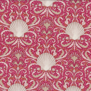 Látka Tilda Cotton Beach Scallop Shell Coral