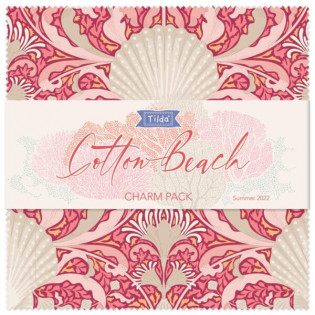 Charm pack TILDA Cotton Beach Collection, 300111