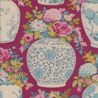 FQ Tilda Chic Escape Flowervase Maroon